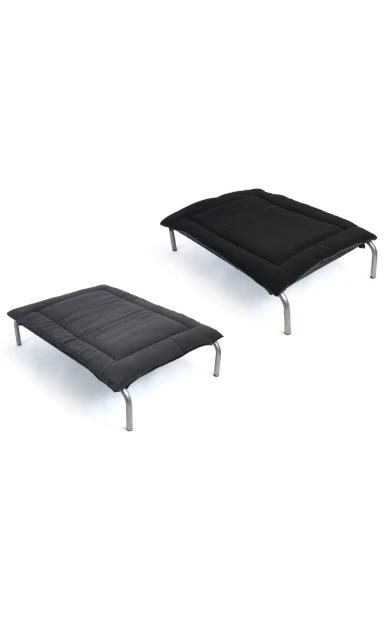 HiK9 Reversible Pad Medium Zwart Grijs - Wielens Diervoeders HiK9 reversible pad on bed black grey zwart grijs