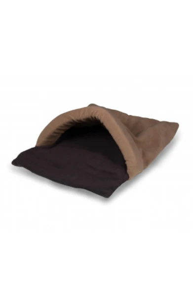 HiK9 Snuggle Tunnel Slaapzak Small Bruin Camel - Wielens Diervoeders HiK9 snuggle tunnel bruin camel slaapzak