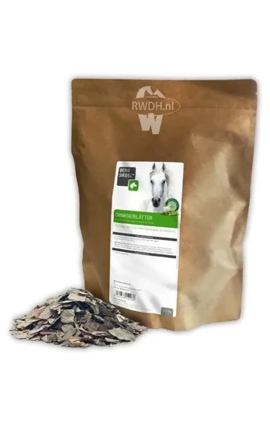 Bergsiegel Ginkgoblätter 1kg - Wielens Diervoeders Bergsiegel Ginkgoblätter Ginkgo / Japanse notenboom
